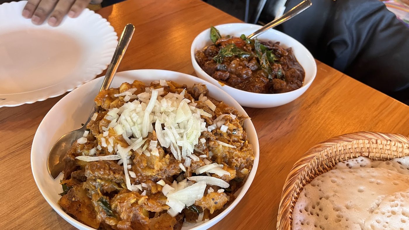 A dish from the kitchen
